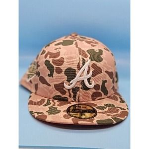 Atlanta Braves New Era MLB Duck Camo 1995 World Series 59fifty Fitted Hat 7 1/4